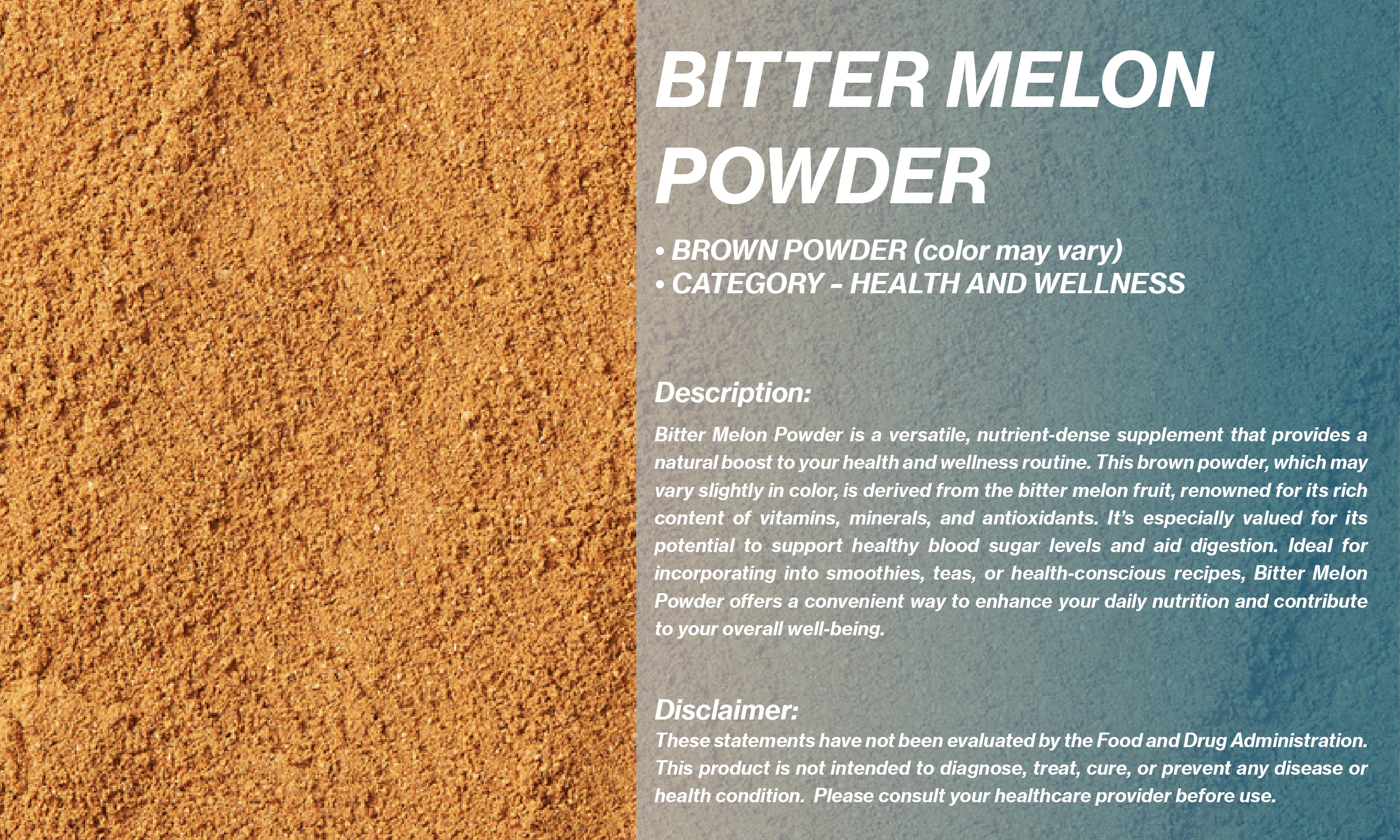 BITTER MELON POWDER