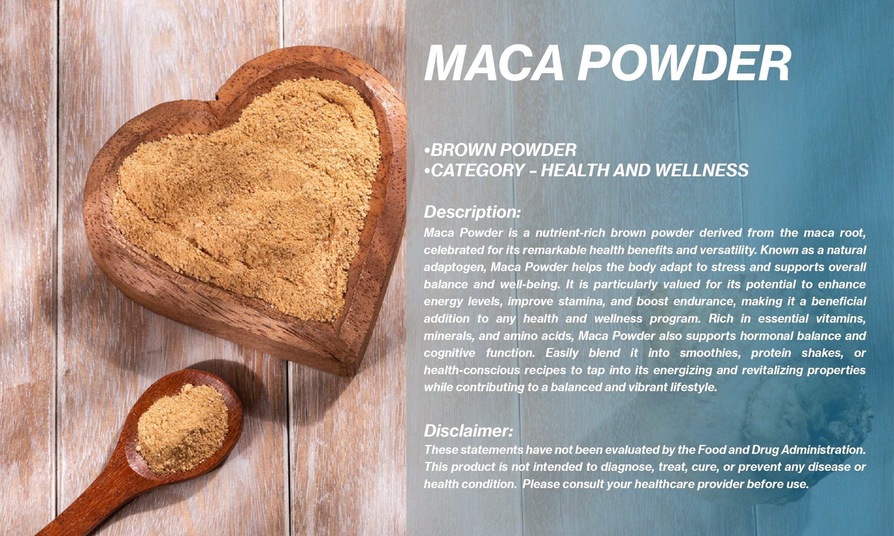 Organic Maca Powder