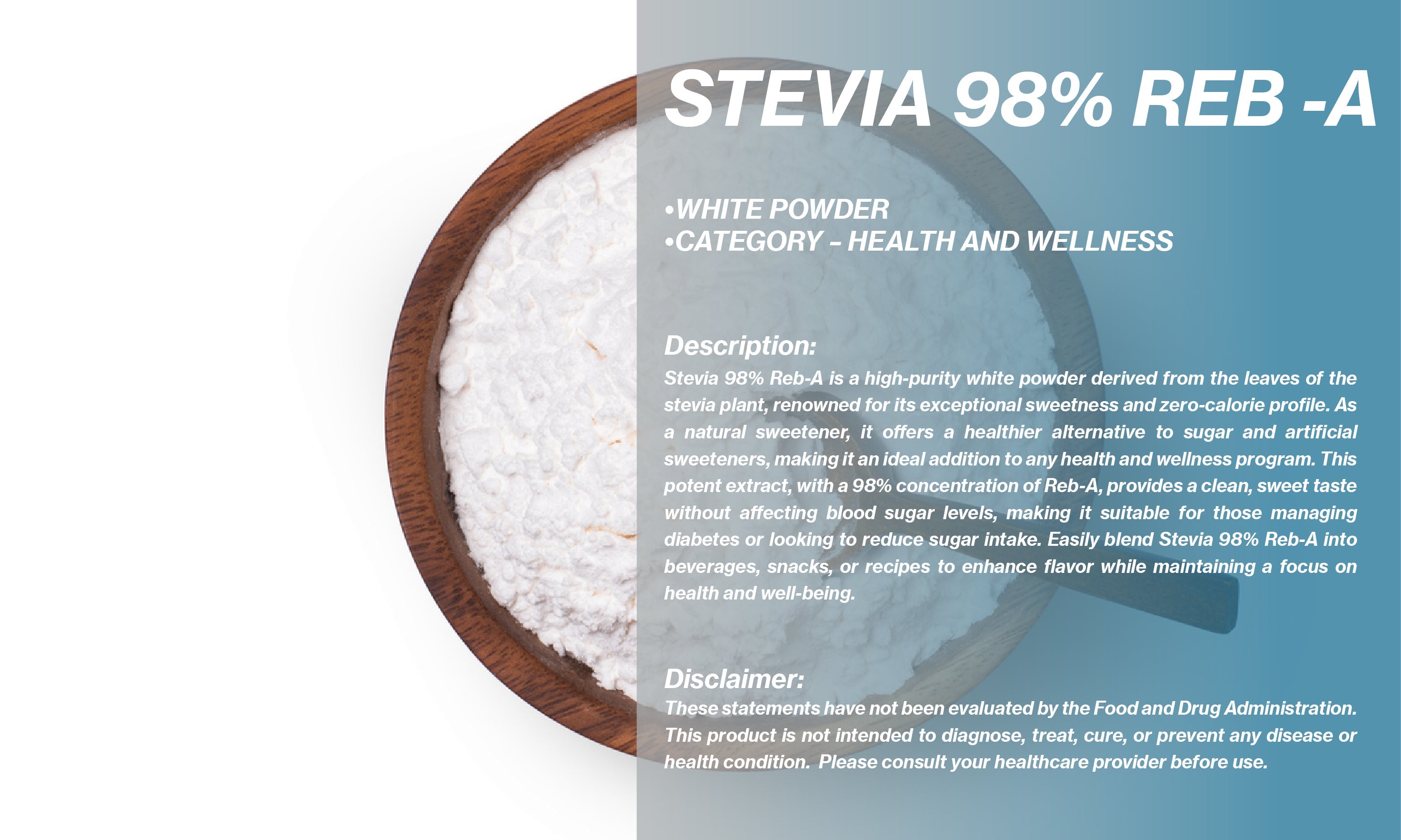 STEVIA 98% REB -A