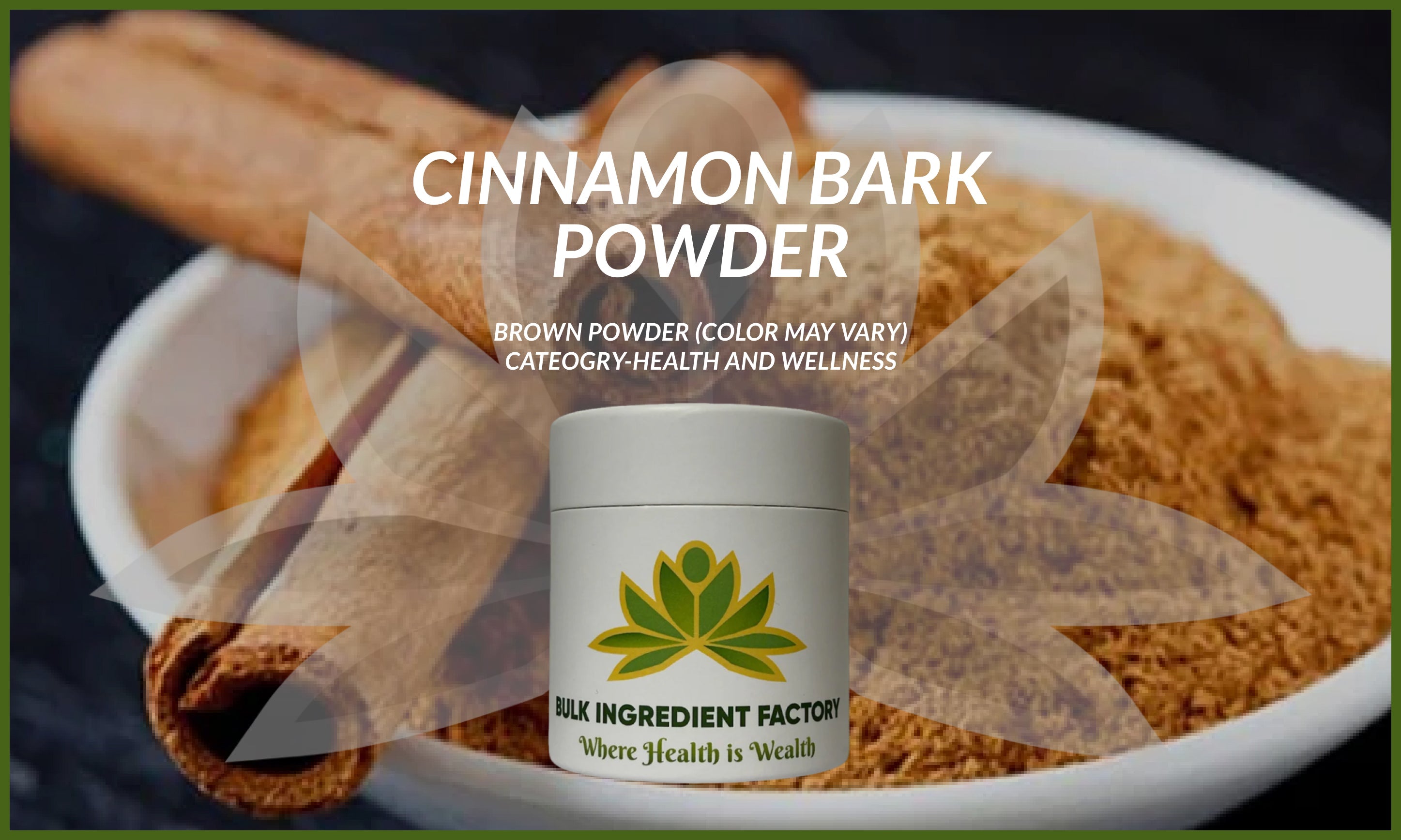 Cinnamon Bark Powder