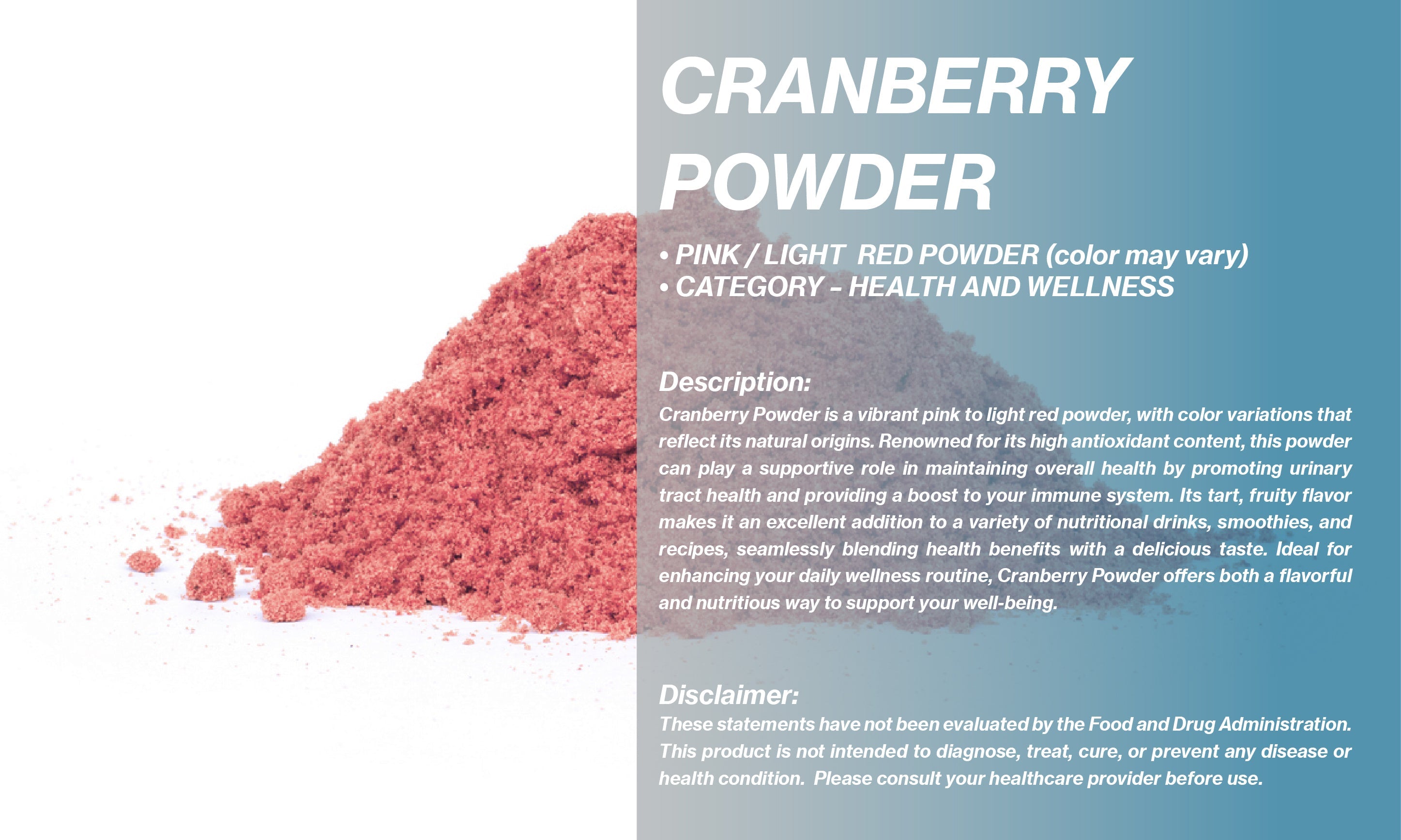 CRANBERRY POWDER
