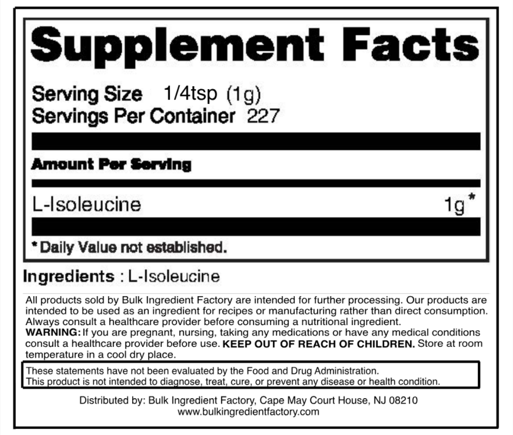 L-ISOLEUCINE POWDER