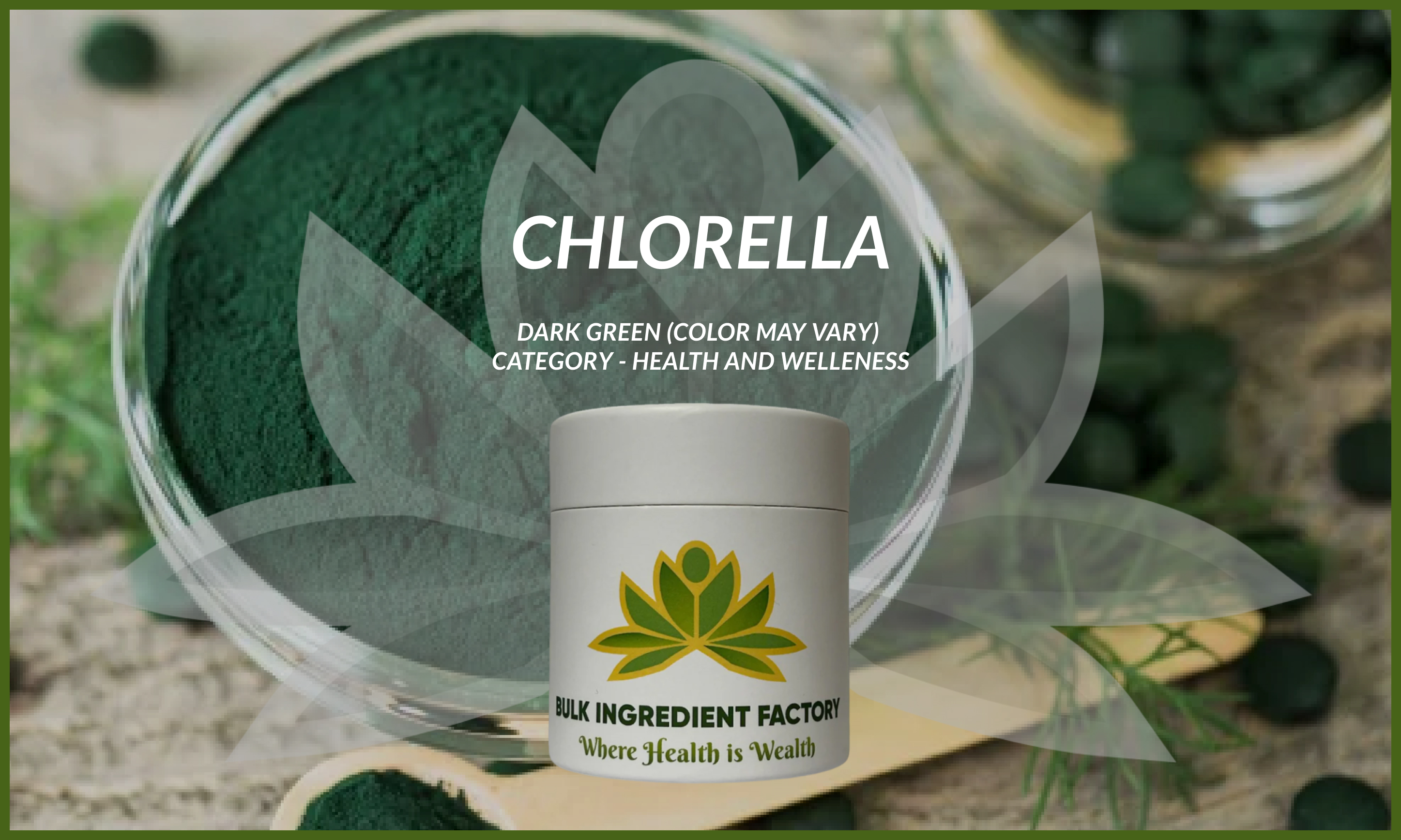 Organic Chlorella Powder