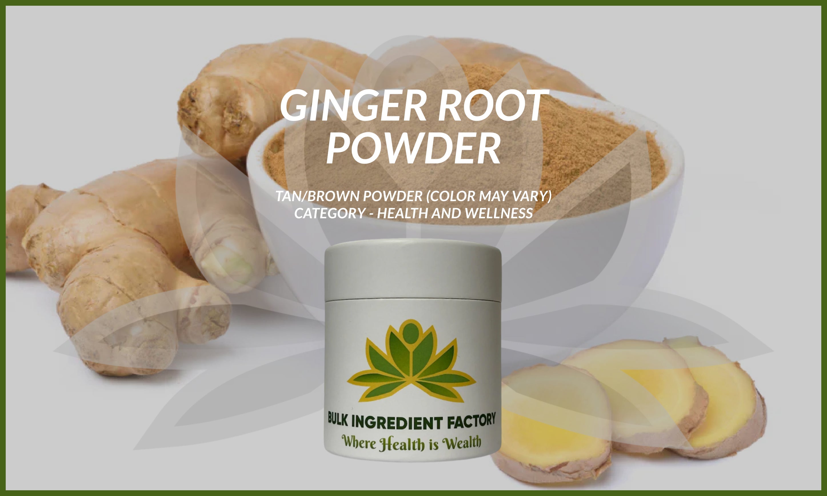 Organic Ginger Root Powder