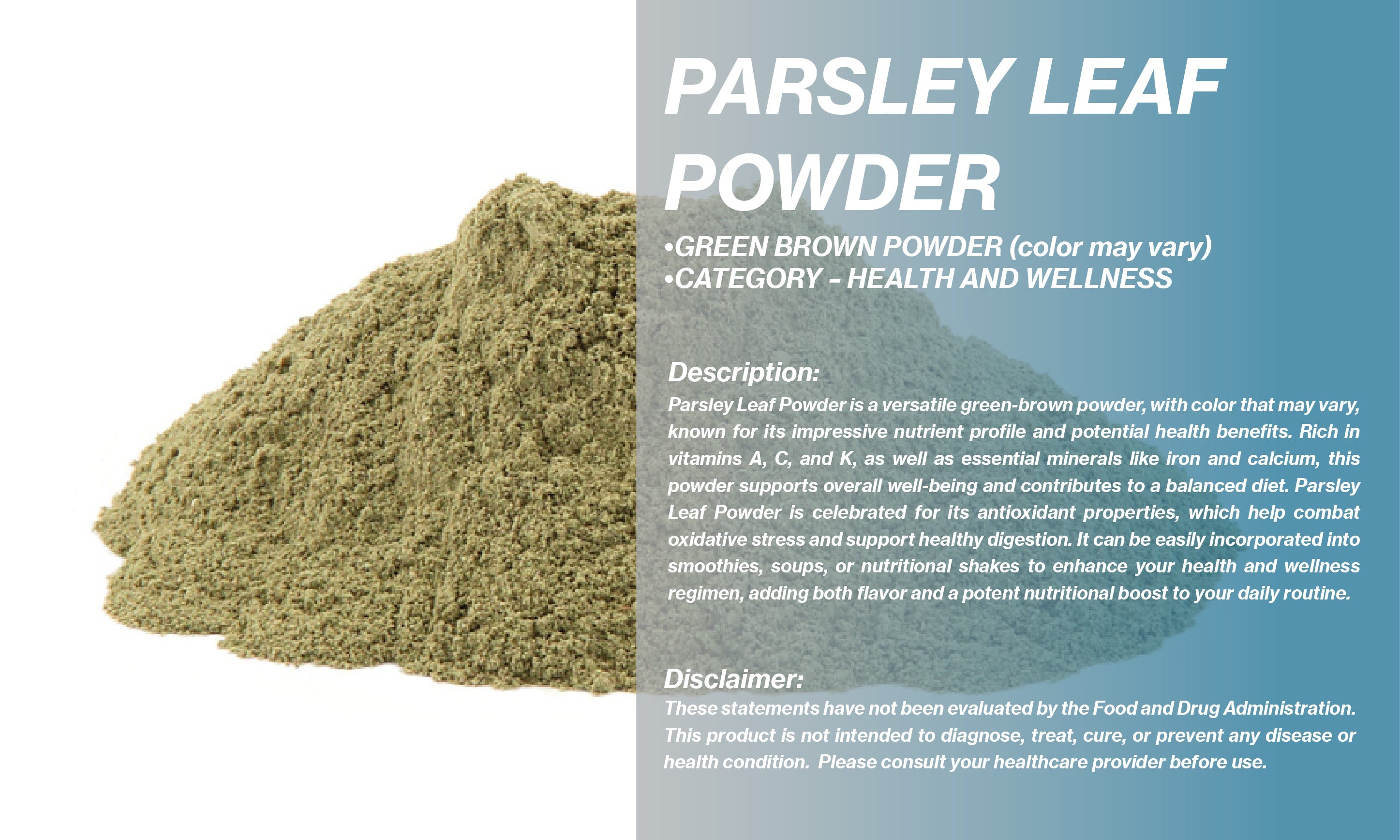 PARSLEY LEAF POWDER