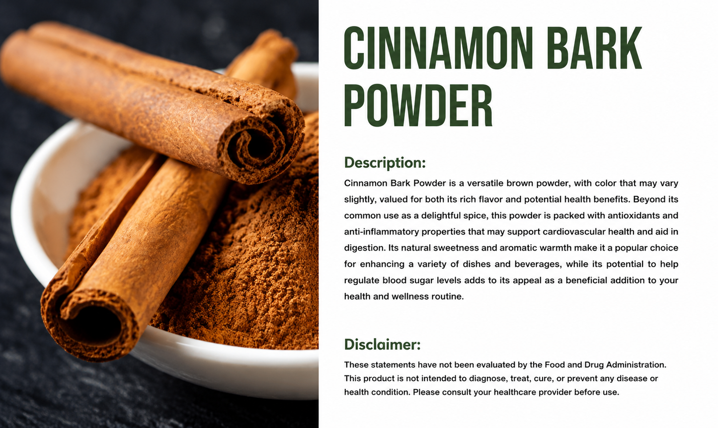 CINNAMON BARK POWDER