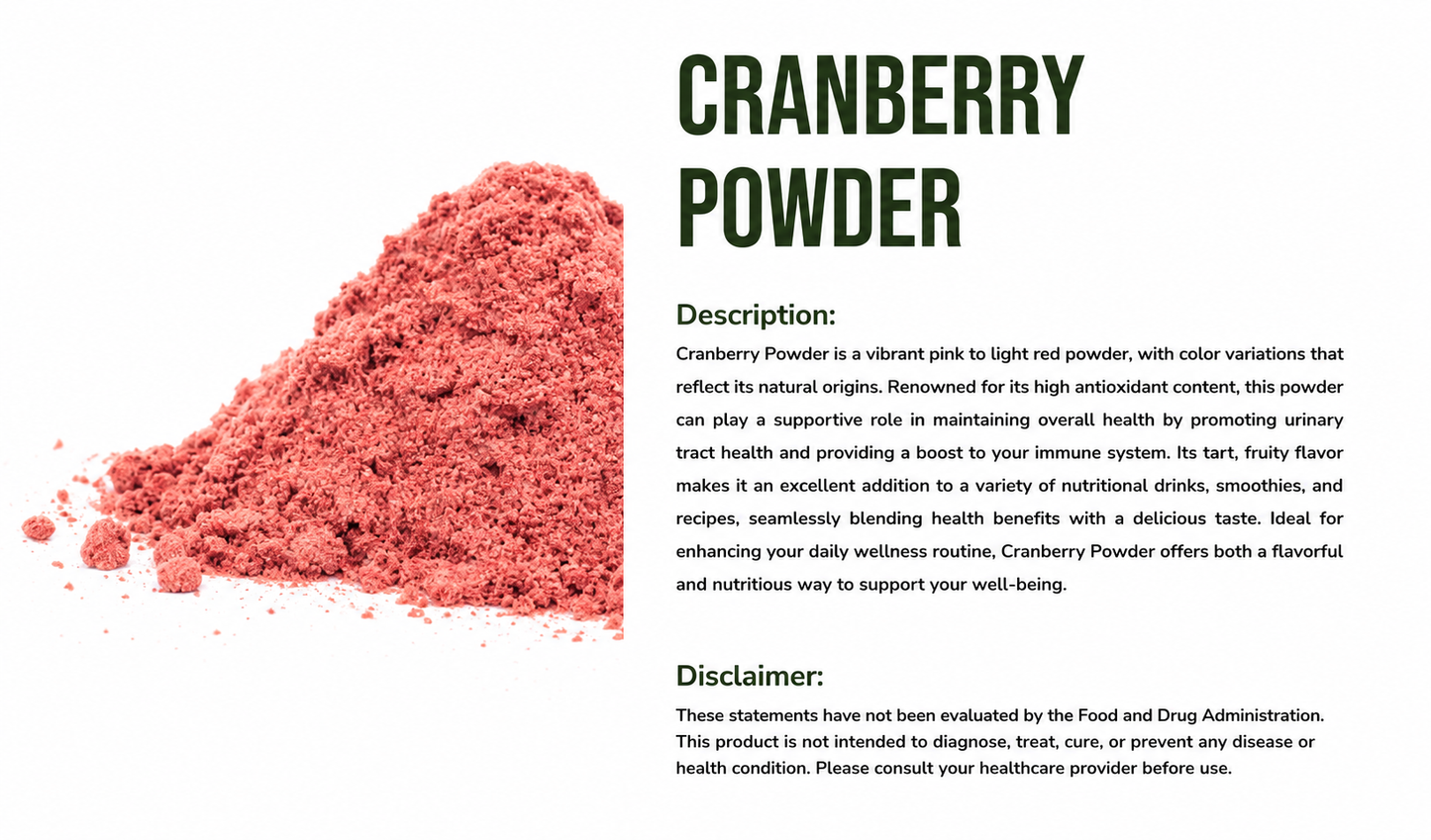 CRANBERRY POWDER