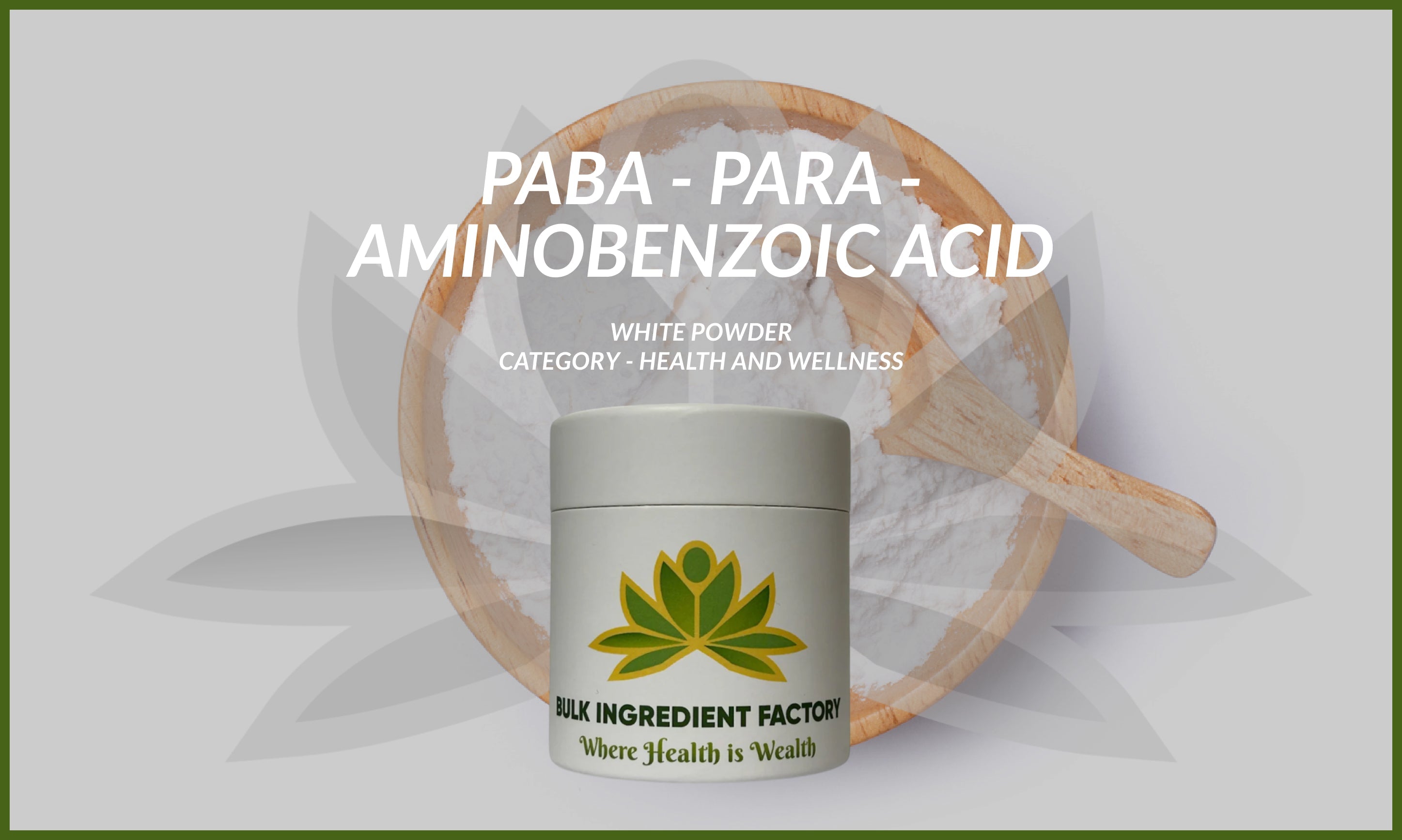 Para Aminobenzoic Acid