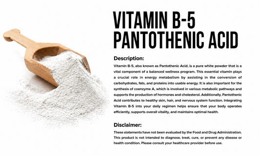 VITAMIN B5 PANTOTHENIC ACID